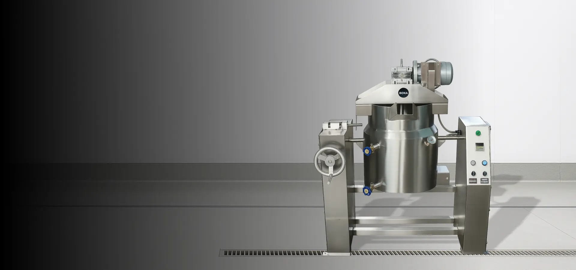 Marmita industrial Boxa de gran capacidad para procesamiento térmico de alimentos