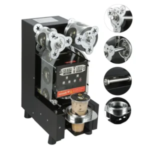 SELLADORA DE VASOS FULL AUTOMÁTICA BOXA SVFA-400BW-4