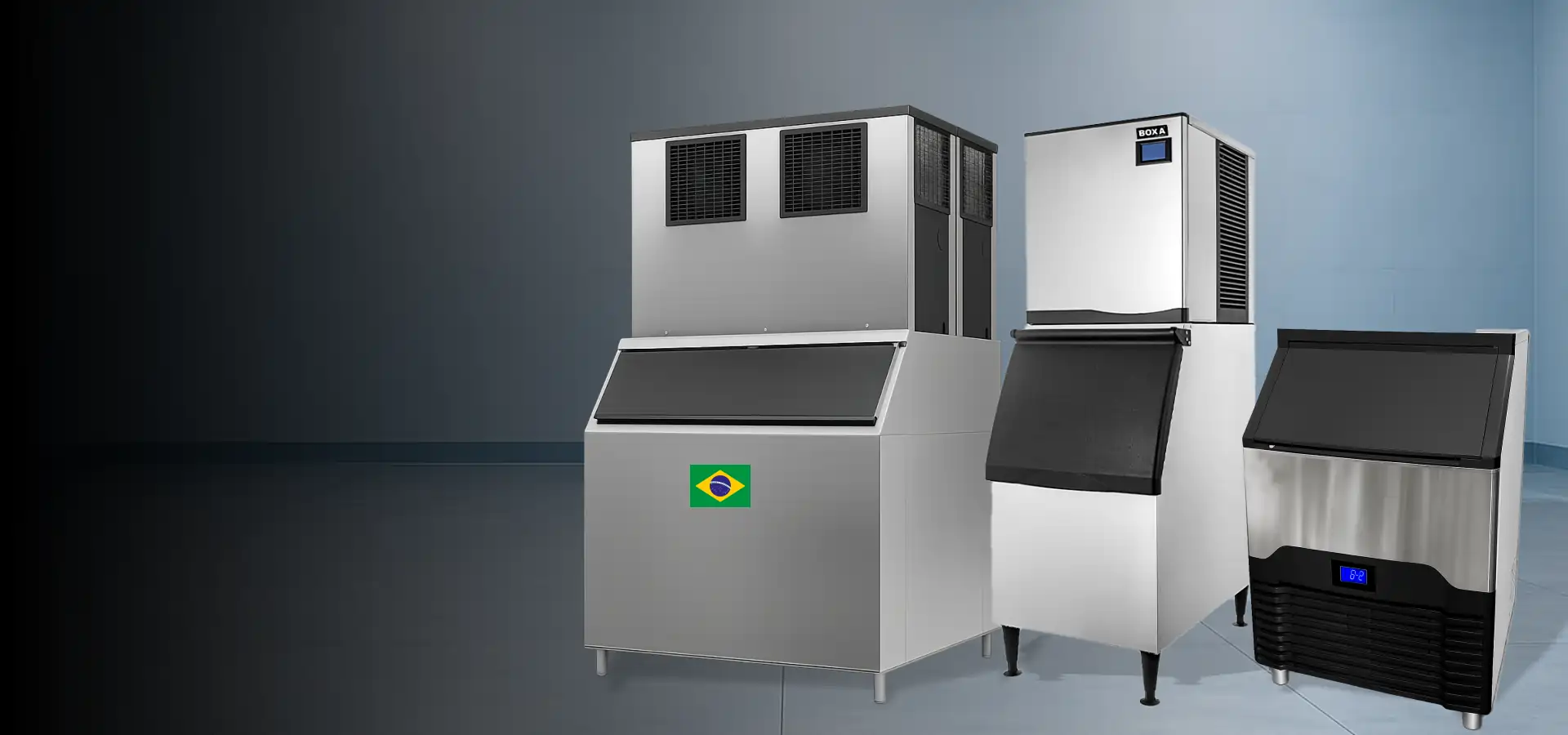 Máquina de hielo industrial Boxa de alta capacidad para uso profesional