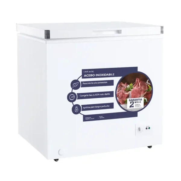 CONGELADORA CON TINA DE ACERO INOXIDABLE DE 110 LITROS